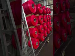 FDY 600D Hollow Polypropylene Filament Yarn Red PP Filament Yarn