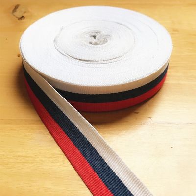 Automotive 10mm Polypropylene Webbing 1 Inch Green Yellow Red
